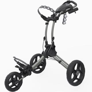 CLICGEAR Rovic RV1C golfový vozík stříbrno-černý  + Dárková krabička týček