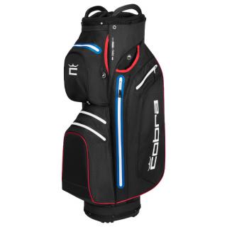 COBRA Ultradry Pro cart bag černo-červený  + Dárková krabička týček