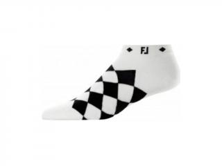 FOOTJOY dámské ponožky Prodry Lightweight Fashion kára černo-bílé
