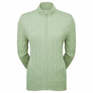 FOOTJOY Full-Zip Lined Pullover dámská bunda zelená Velikost oblečení: S