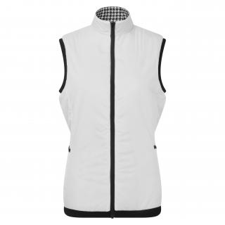 FOOTJOY Insulated Reversible dámská vesta bílo-černá Velikost oblečení: XL