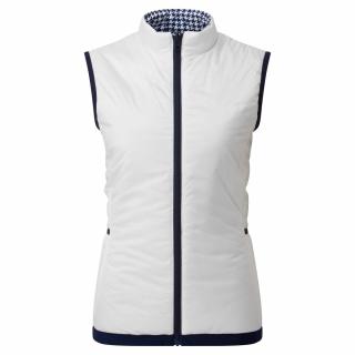 FOOTJOY Insulated Reversible dámská vesta bílo-modrá Velikost oblečení: S