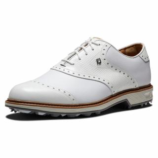 FOOTJOY Premiere Series pánské golfové boty bílo-hnědé Velikost bot: 42,5