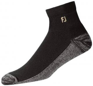 FOOTJOY ProDry Quarter pánské golfové ponožky černé