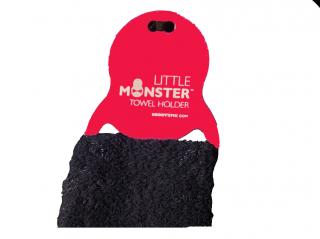 GrooveFix Little Monster ručník modrý s červenou sponou