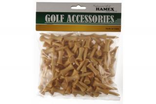 HAMEX Castle dřevěná golfová týčka (100ks)