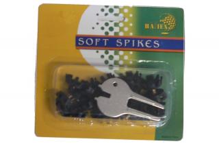 HAMEX Soft Spikes - 22 černých spiků a ocelové vypichovátko