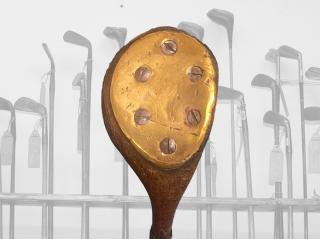 Historické golfové dřevo Tom Hood Musselburgh Dublin 1890/1915