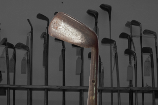 Historické golfové železo typu Maxwell Mashie  + Certifikát původu