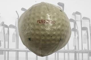 Historický golfový míček Penfold patented originál zabalený