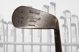 JAMES GOURLAY historické golfové železo typu mashie  + Certifikát původu