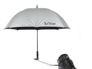 JUSTAR UMBRELLA deštník stříbrný