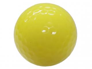 KINGBO reklamní golfový míček (1 ks) Barva: Žlutá lesklá