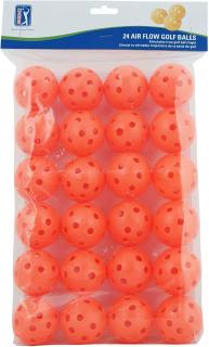 PGA Tour Airflow plastové míče oranžové 24 ks