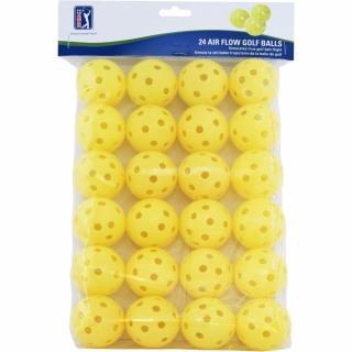 PGA Tour Airflow plastové míče žluté 24 ks