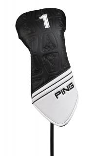 PING Core headcover na driver černo-bílý