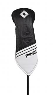 PING Core headcover na fairwayové dřevo černo-bílý