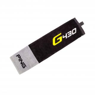 PING G430 Trifold golfový ručník černý