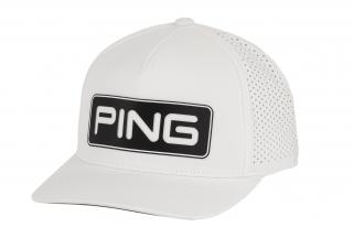 PING Tour Vented Delta pánská kšiltovka bílá