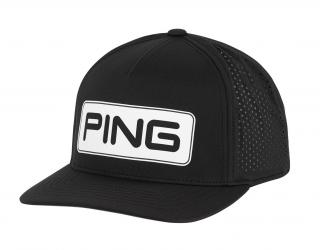 PING Tour Vented Delta pánská kšiltovka černá