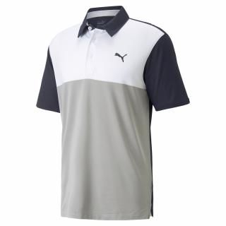 PUMA Cloudspun pánské tričko modro-šedo-bílé Velikost oblečení: L