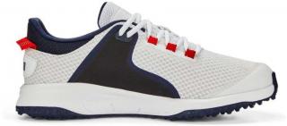 PUMA Fusion Grip pánské boty bílo-modré Velikost bot: 40,5