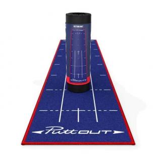 PUTTOUT Mat Medium Patriot patovací koberec 240 x 50 cm modrý