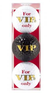 SPORTIQUES dárkové balení míčků pro golfistu For VIPs Only