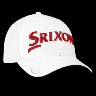 SRIXON Ball Marker Cap kšiltovka bílo-červená