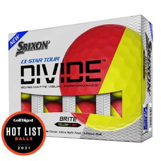 SRIXON Q-Star Tour Divide golfové míčky žluto-červené (12 ks)