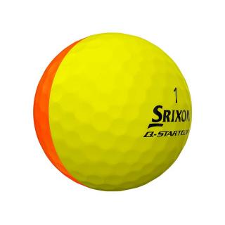SRIXON Q-Star Tour Divide golfové míčky žluto-oranžové (1 ks)