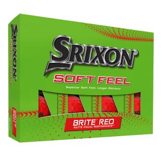 SRIXON Soft Feel 13 golfové míčky - červené (12 ks)