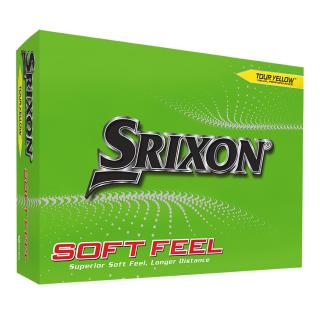 SRIXON Soft Feel 13 míčky - žluté (12 ks)
