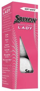 SRIXON Soft Feel Lady 8 dámské golfové míčky (3 ks)