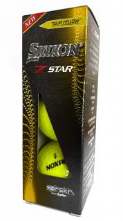 SRIXON Z-Star 7 golfové míčky - žluté (3 ks)
