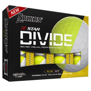 SRIXON Z-Star Divide golfové míčky bílo-žluté (12 ks)