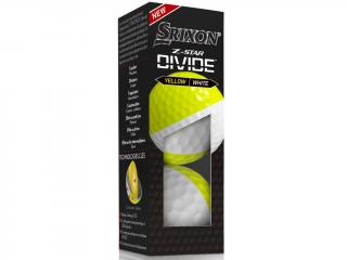 SRIXON Z-Star Divide golfové míčky bílo-žluté (3 ks)