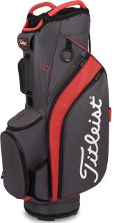 TITLEIST 14 Lightweight cart bag šedo-růžový  + Dárková krabička týček