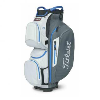 TITLEIST 15 Sta Dry cart bag šedo-modrý  + Dárková krabička týček