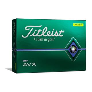 TITLEIST AVX golfové míčky - žluté (12 ks)