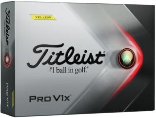 TITLEIST Pro V1X golfové míčky - žluté (12 ks)