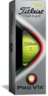 TITLEIST Pro V1X golfové míčky - žluté (3 ks)