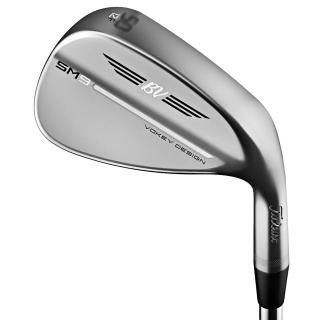 TITLEIST SM9 Tour Chrome F Grind pánská wedge na oceli  + Dárková krabička týček Loft/Bounce: 58°08°, Strana: Levá