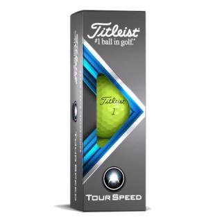 TITLEIST Tour Speed míčky - žluté (3 ks)