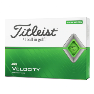 TITLEIST Velocity golfové míčky - matné zelené (12 ks)