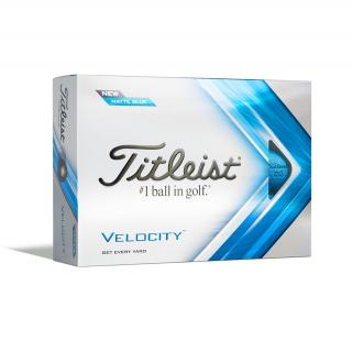 TITLEIST Velocity golfové míčky - modré (12 ks)