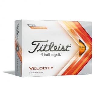 TITLEIST Velocity golfové míčky - oranžové (12 ks)