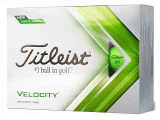TITLEIST Velocity golfové míčky - zelené (12 ks)