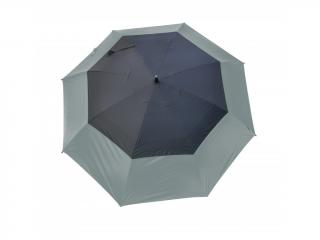 TOURDRI 64  golfový deštník šedo-černý