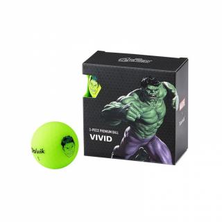 VOLVIK MARVEL malé dárkové balení míčků pro golfistu - Hulk